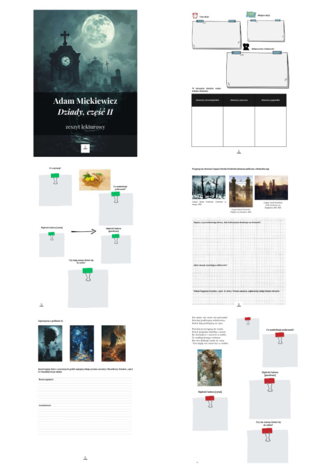 Zeszyt lekturowy - "Dziady, cz. II" Adam Mickiewicz