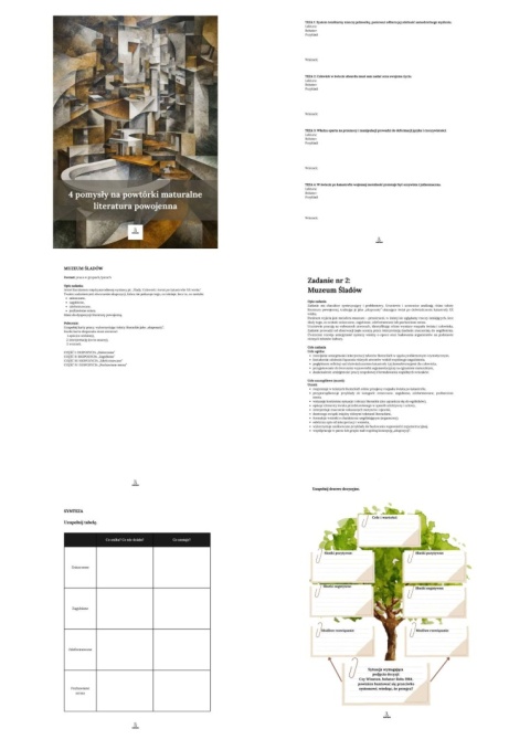 4 pomysły na powtórki maturalne - literatura powojenna (po 1945) [ebook]