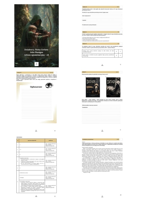 Arkusz egzaminacyjny e8 - "Zwiadowcy. Ruiny Gorlanu" J. Flanagan [ebook]
