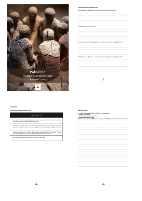 Czytanie ze zrozumieniem tekstu popularnonaukowego - Pokolenie [ebook]