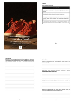 Czytanie ze zrozumieniem tekstu popularnonaukowego - Renesansowa koncepcja człowieka w "Trenach" [ebook]