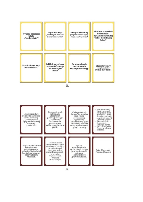 Fiszki - "Przedwiośnie" Stefan Żeromski [ebook]