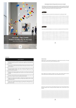 Karty pracy do tekstów kultury - A. Calder "Mobile", W. Szymborska "Nic dwa razy" [ebook]