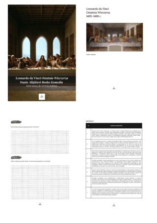 Karty pracy do tekstów kultury - L. da Vinci "Ostatnia Wieczerza", D. Alighieri "Boska Komedia" [ebook]
