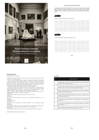 Karty pracy do tekstów kultury - M. Duchamp "Fontanna", W. Gombrowicz "Ferdydurke" [ebook]