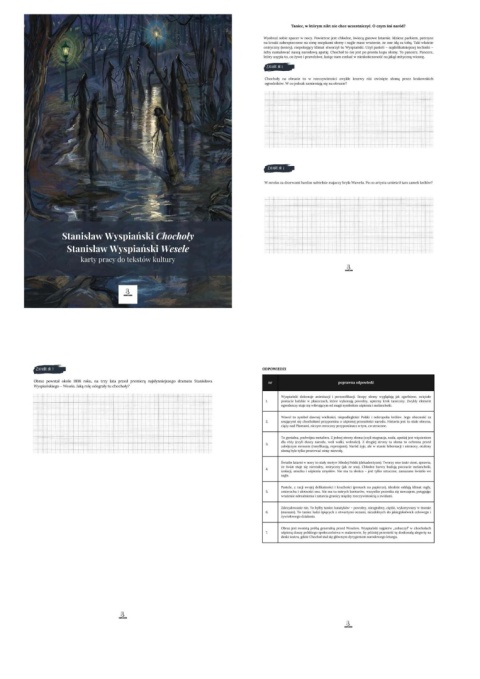 Karty pracy do tekstów kultury - S. Wyspiański "Chochoły", S. Wyspiański "Wesele" [ebook]