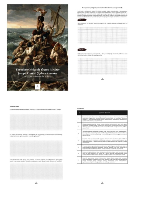 Karty pracy do tekstów kultury - T. Géricault "Tratwa Meduzy", J. Conrad "Jądro ciemności" [ebook]
