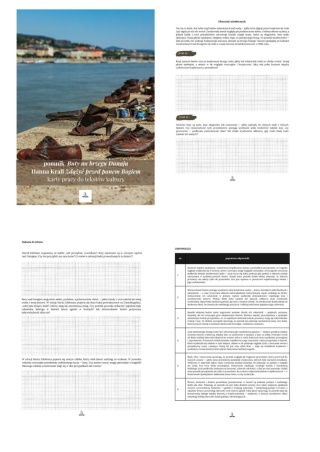 Karty pracy do tekstów kultury - pomnik "Buty na brzegu Dunaju", H. Krall "Zdążyć przed panem Bogiem" [ebook]