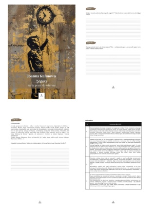 Karty pracy do wiersza - Joanna Kulmowa "Zegary" [ebook]