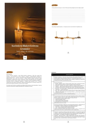 Karty pracy do wiersza - Kazimiera Iłłakowiczówna "Gromnice" [ebook]