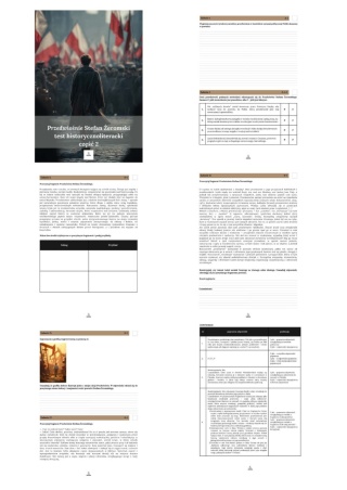 Test historycznoliteracki nr 2 - "Przedwiośnie" Stefan Żeromski [ebook]