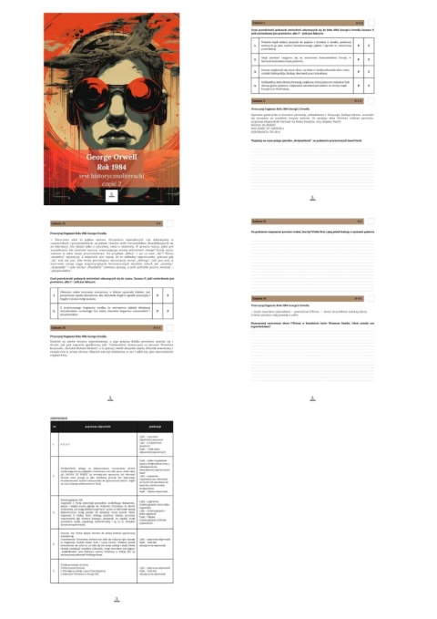Test historycznoliteracki nr 2 - "Rok 1984" George Orwell