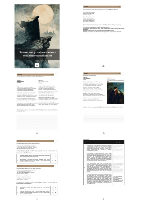 Test historycznoliteracki nr 2 - Romantyzm przedpowstaniowy [ebook]