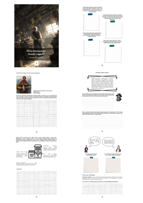 Zeszyt lekturowy - "Mendel Gdański" Maria Konopnicka [ebook]